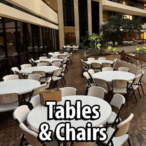 Tables & Chairss, Tables & Chairs Rentals